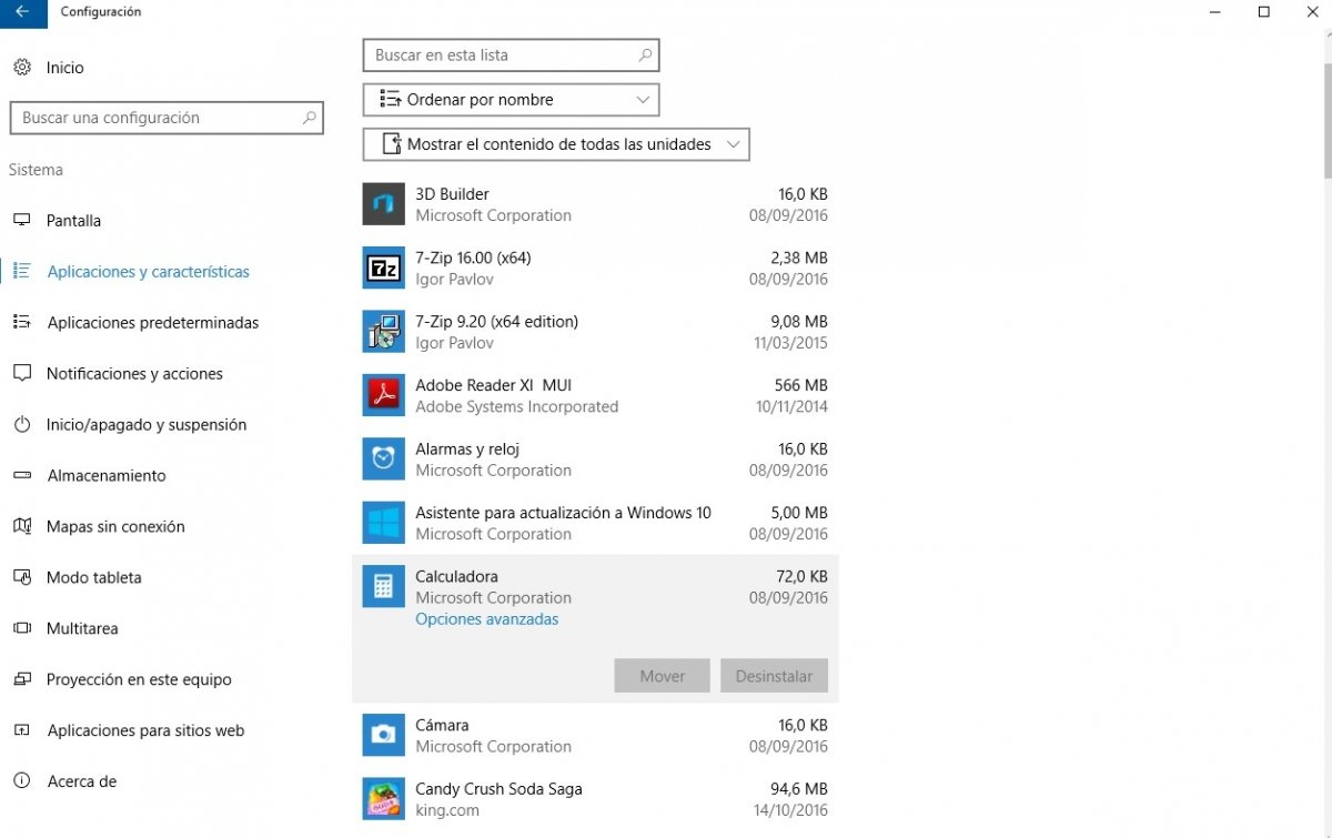 Se podrán eliminar las aplicaciones preinstaladas de Windows desde la configuración del sistema
