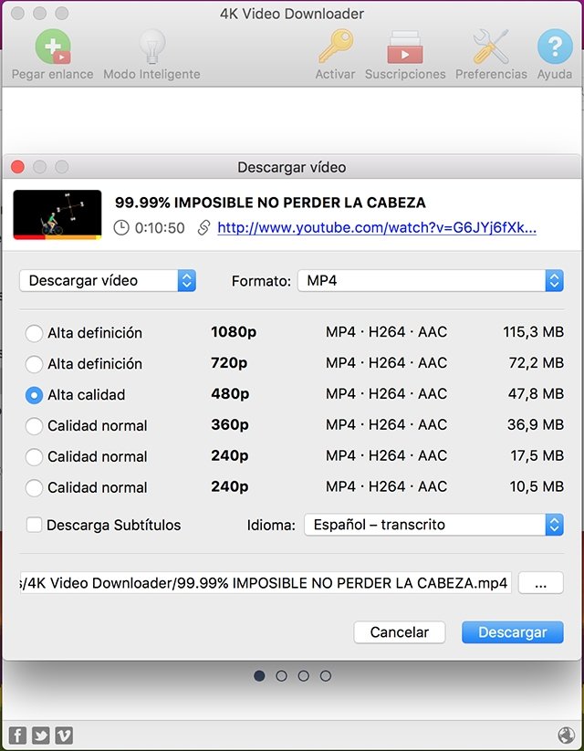 programa para descargar videos de internet en mac