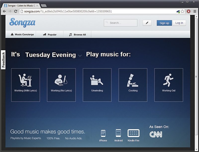 Servicios de música on-line 1