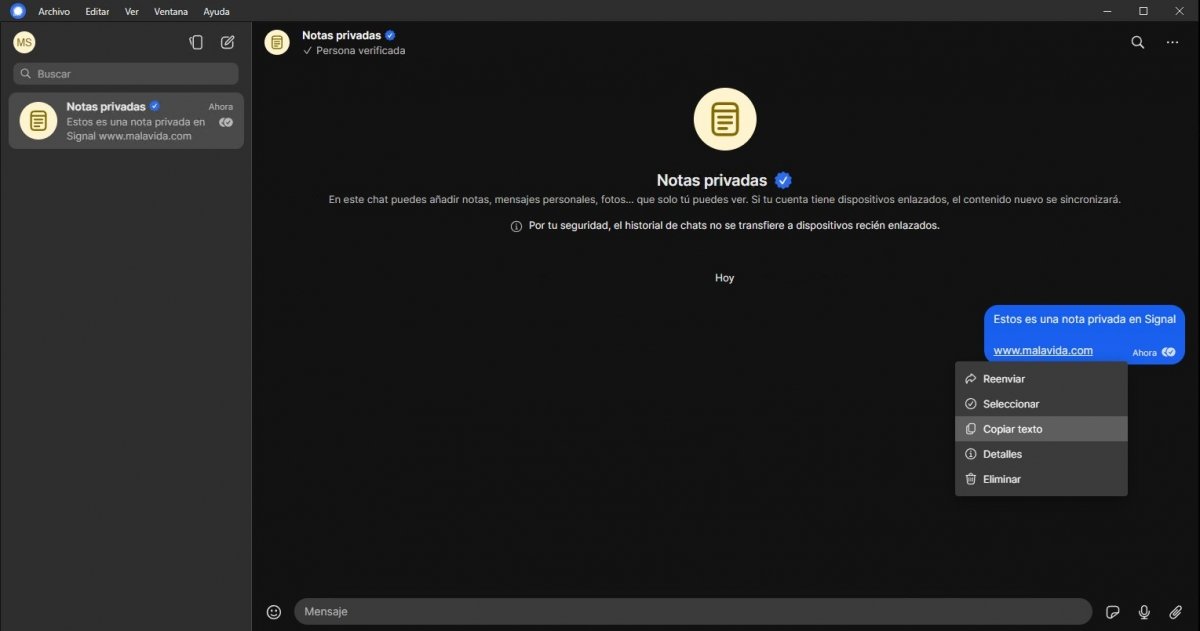Signal basa su fortaleza en su avanzado sistema de privacidad