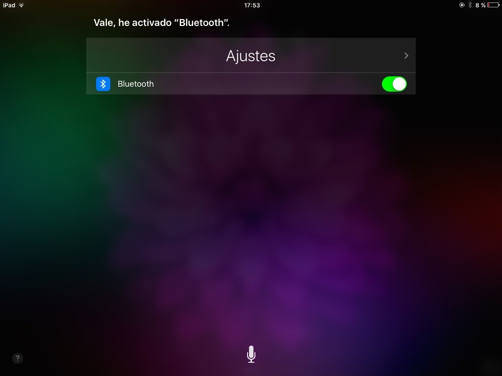 Siri puede modificar los ajustes por ti