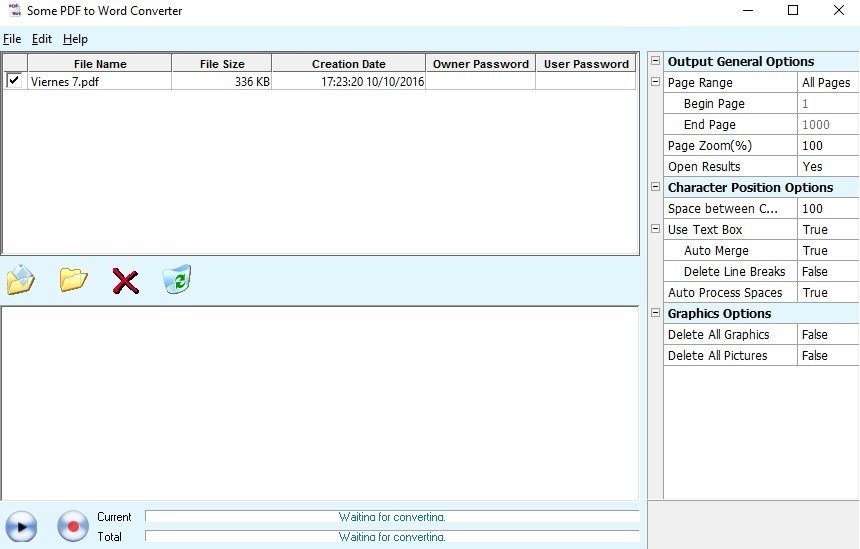 Some PDF to Word te permite convertir PDFs aunque su diseño no sea rompedor
