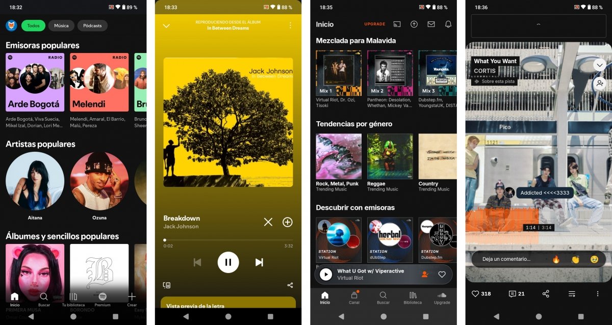 Spotify y SoundCloud ofrecen música gratis en streaming