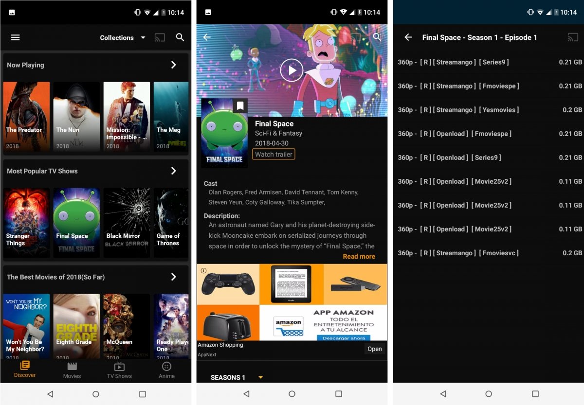 TeaTV ofrece multitud de streams