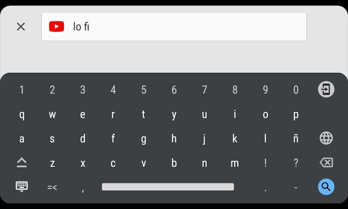 Teclado en pantalla en Android Auto