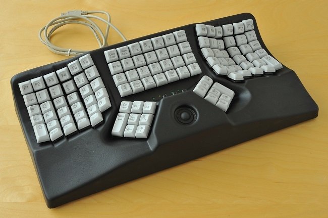 Teclado Maltron 3D a dos manos en negro