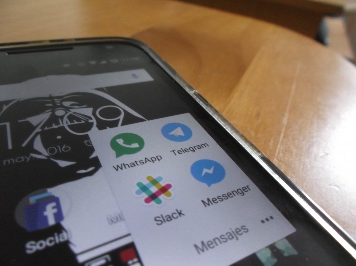 Telegram en un lanzador de aplicaciones