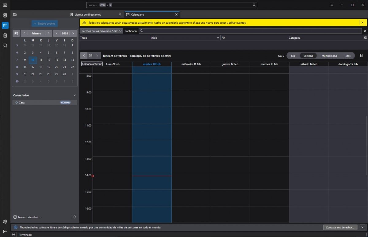 Thunderbird, el cliente de correo, contactos y calendario de código abierto que necesitas