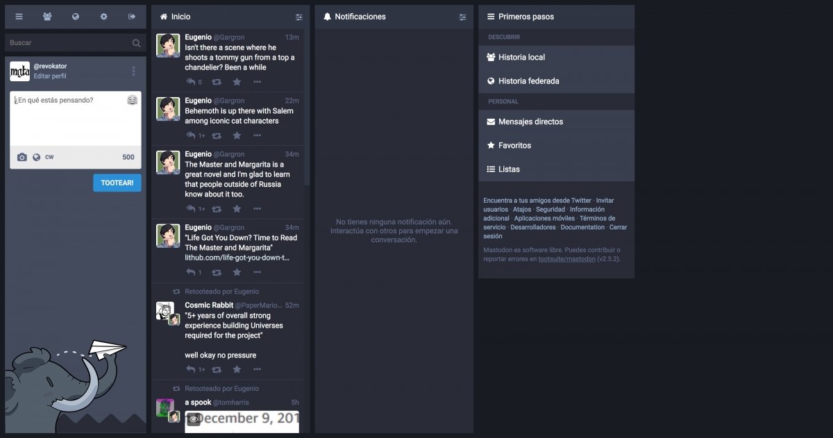 Timeline de mastodon.social