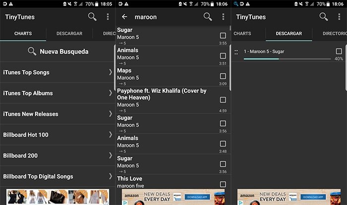 TinyTunes para Android