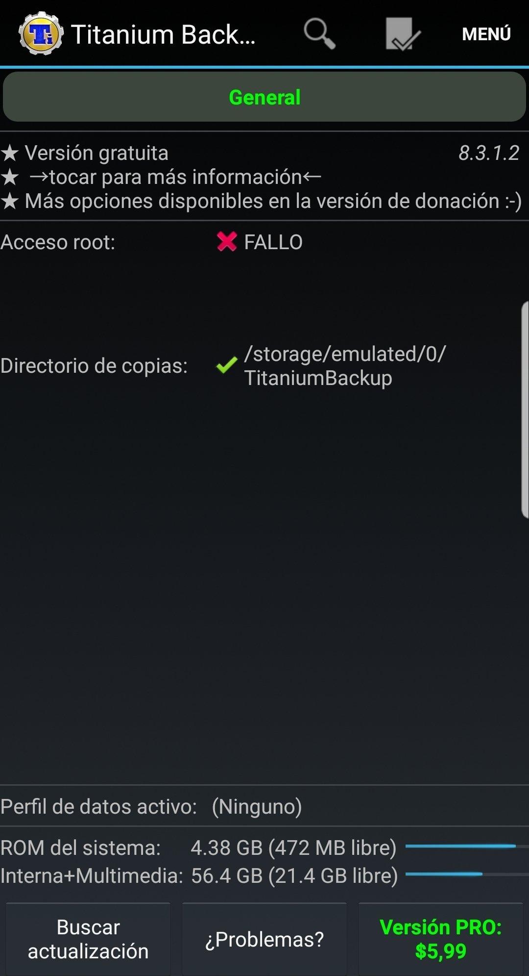 Titanium Backup en Android