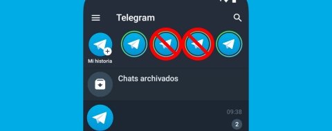 Cómo ocultar las historias de Telegram