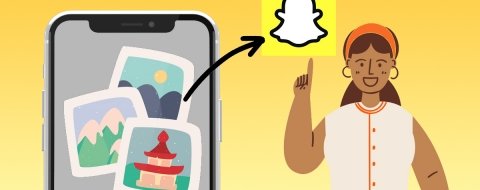 Cómo subir fotos de la galería a Snapchat