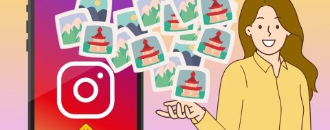 Cómo subir más de 20 fotos a Instagram