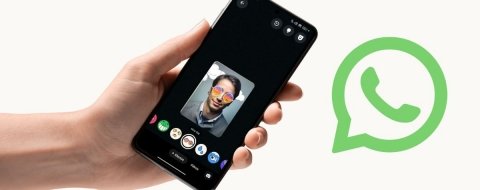 Cómo usar máscaras y efectos de cara en videollamadas de WhatsApp