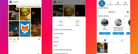 Instagram permite fijar publicaciones en el perfil