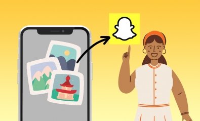 Cómo subir fotos de la galería a Snapchat