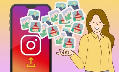 Cómo subir más de 20 fotos a Instagram