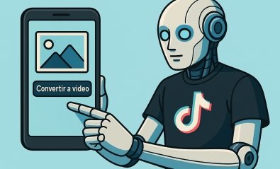 Cómo transformar fotos en vídeos con la IA de TikTok