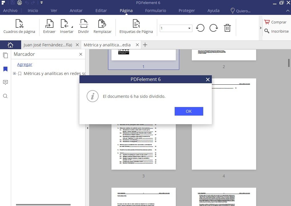 Tras la compresión del PDF sólo hay que guardar el archivo