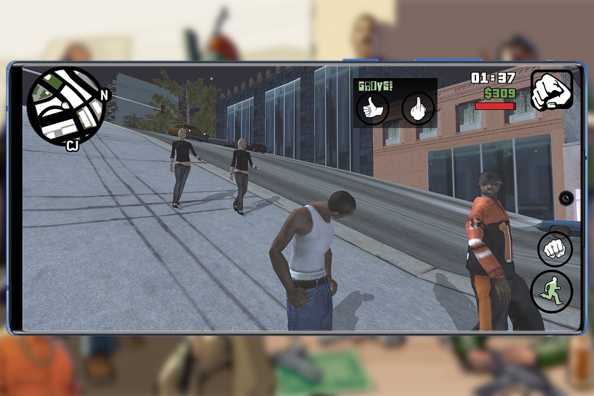 Trucos para escapar de la policía en GTA San Andreas - Esconderse en lugares públicos