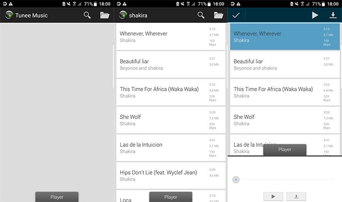 Tunee Music Downloader para Android