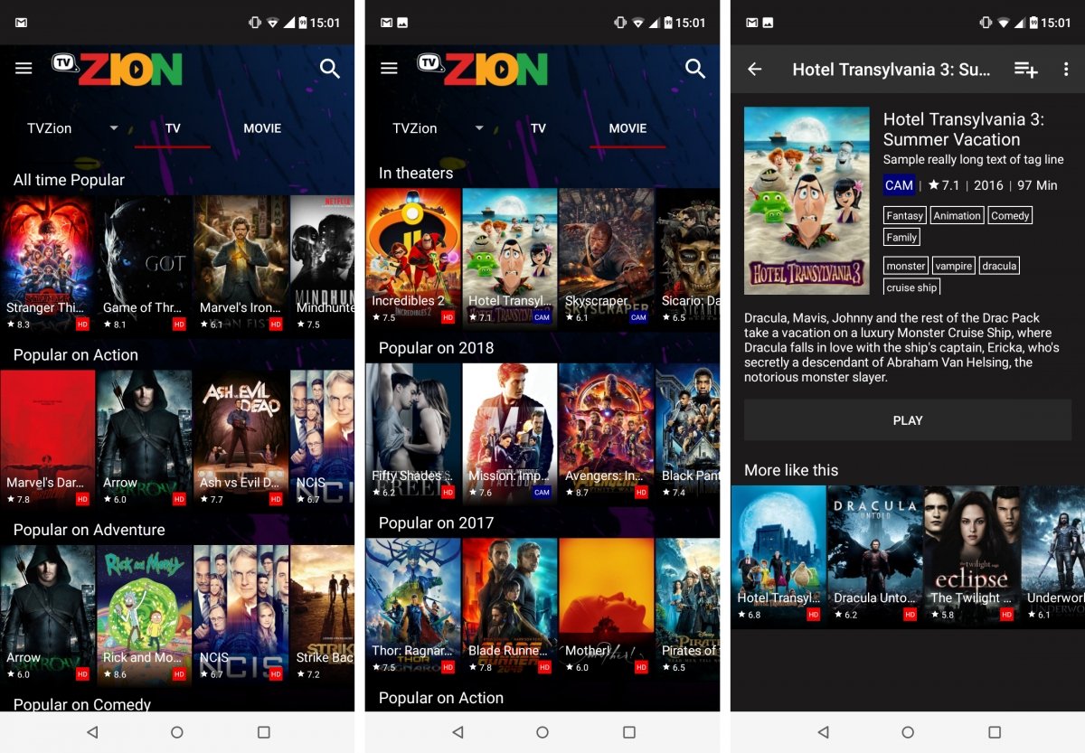 TVZion tiene series y pelis para aburrir