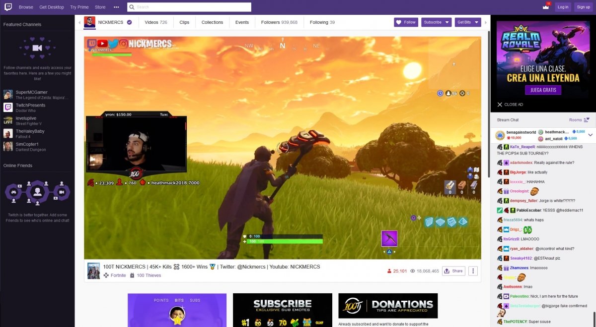 Twitch es la plataforma de los gamers