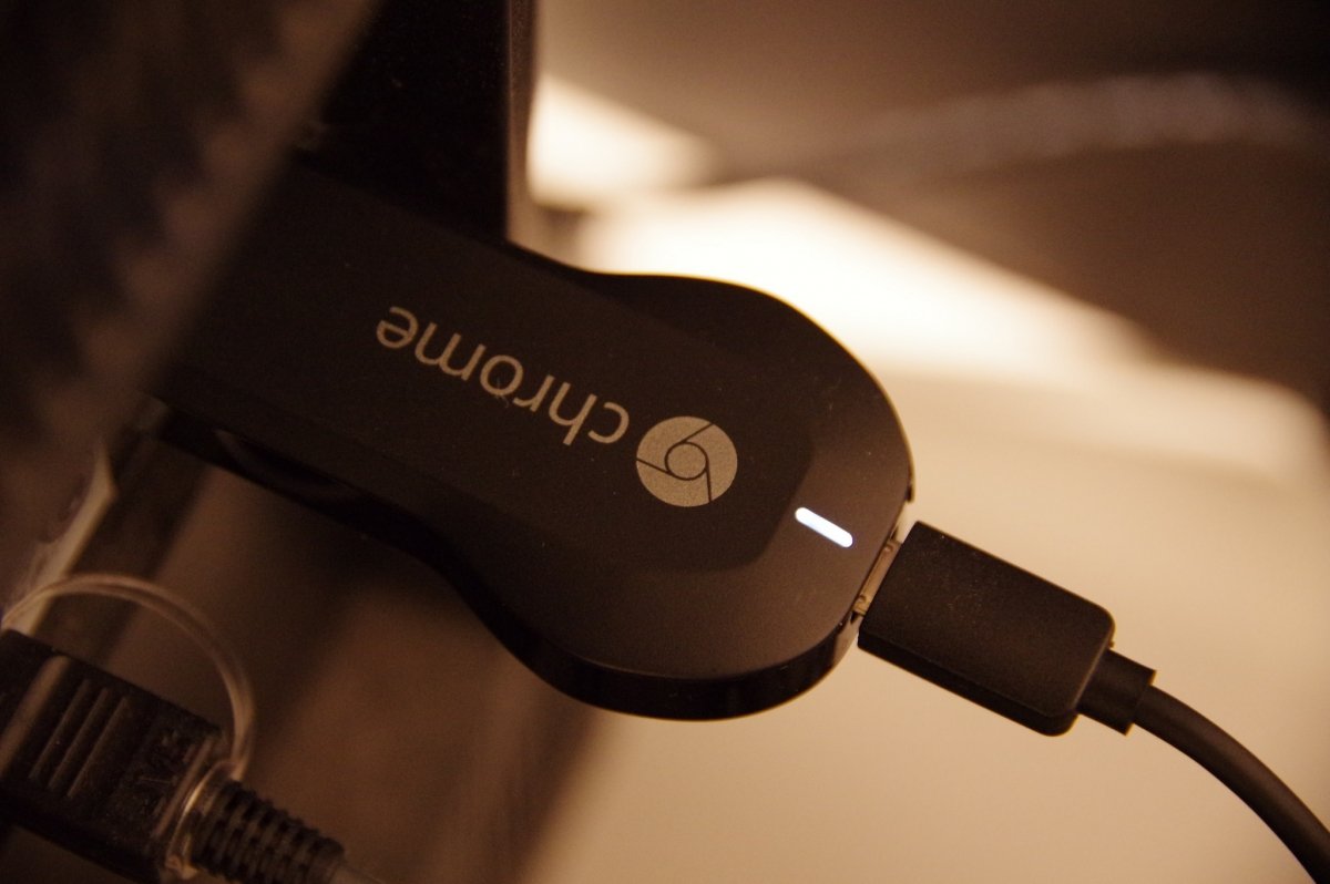 Un Chromecast conectado