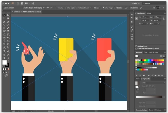 Un diseño con Adobe Illustrator