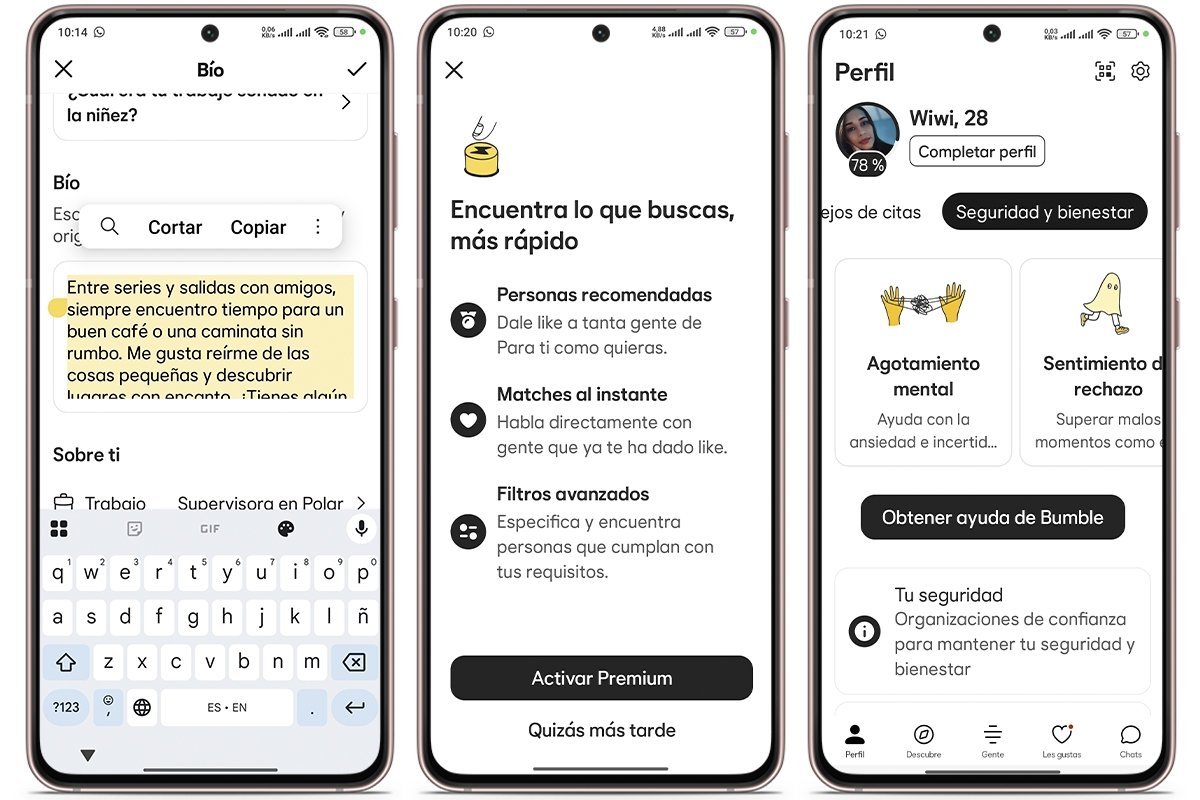 Un perfil cuidado con buena ortografía y redacción