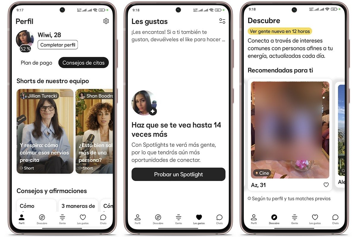 Un perfil cuidado que refleja tu personalidad en Bumble