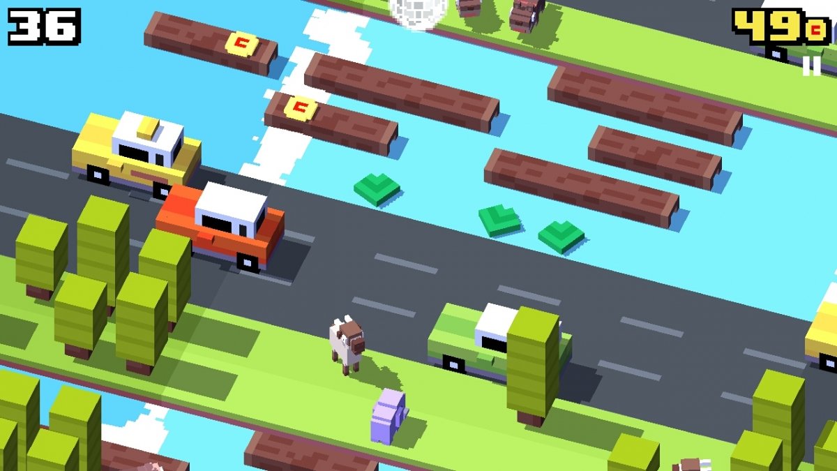 Un río traicionero de Crossy Road