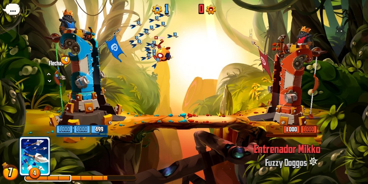 Una partida en Badland Brawl