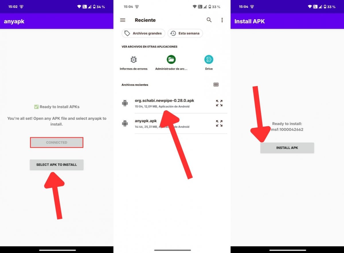 Una vez configurada, la herramienta instala aplicaciones en pocos pasos