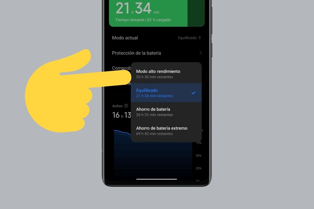 Usa el modo energético de mayor rendimiento para desbloquear todo el potencial del WiFI en tu móvil