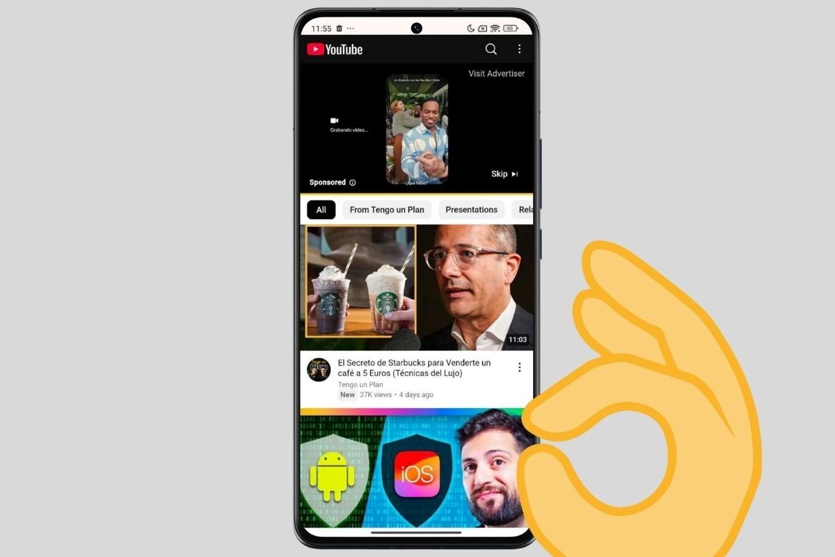 Usa YouTube desde el navegador, si la app no funciona