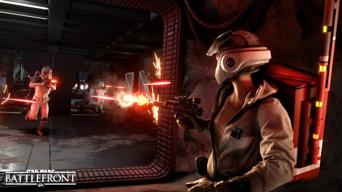 Uso de los blásters en Star Wars: Battlefront