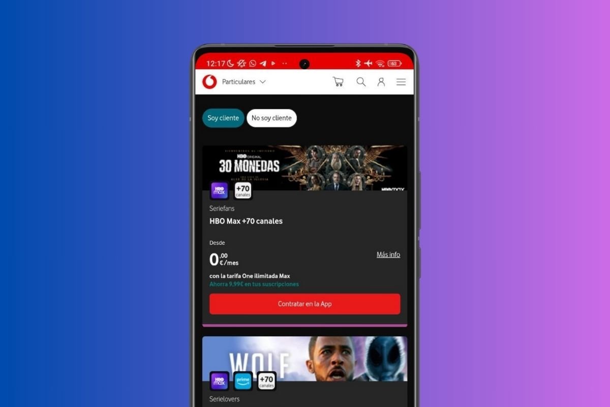 Vodafone incluye HBO Max en sus paquetes de televisión, junto con Prime Video y muchos otros canales