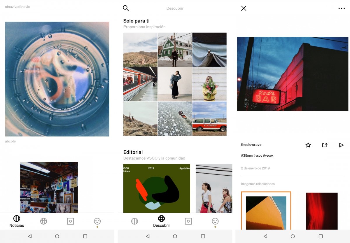 VSCO es una red de fotografía