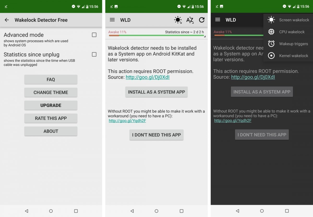 Wakelock Detector evita cosas raras con la pantalla