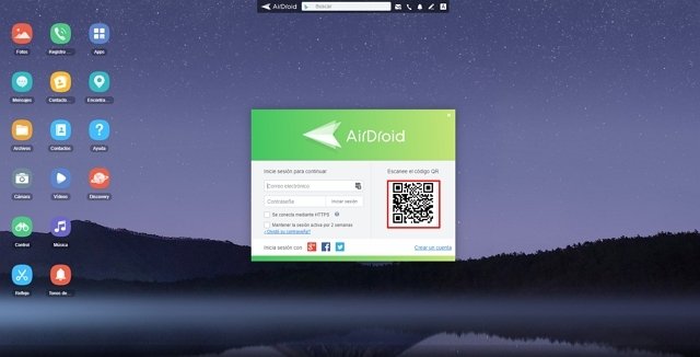Web de Airdroid