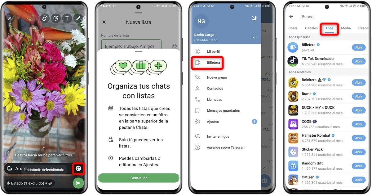 WhastsApp vs Telegram - Actualizaciones y novedades