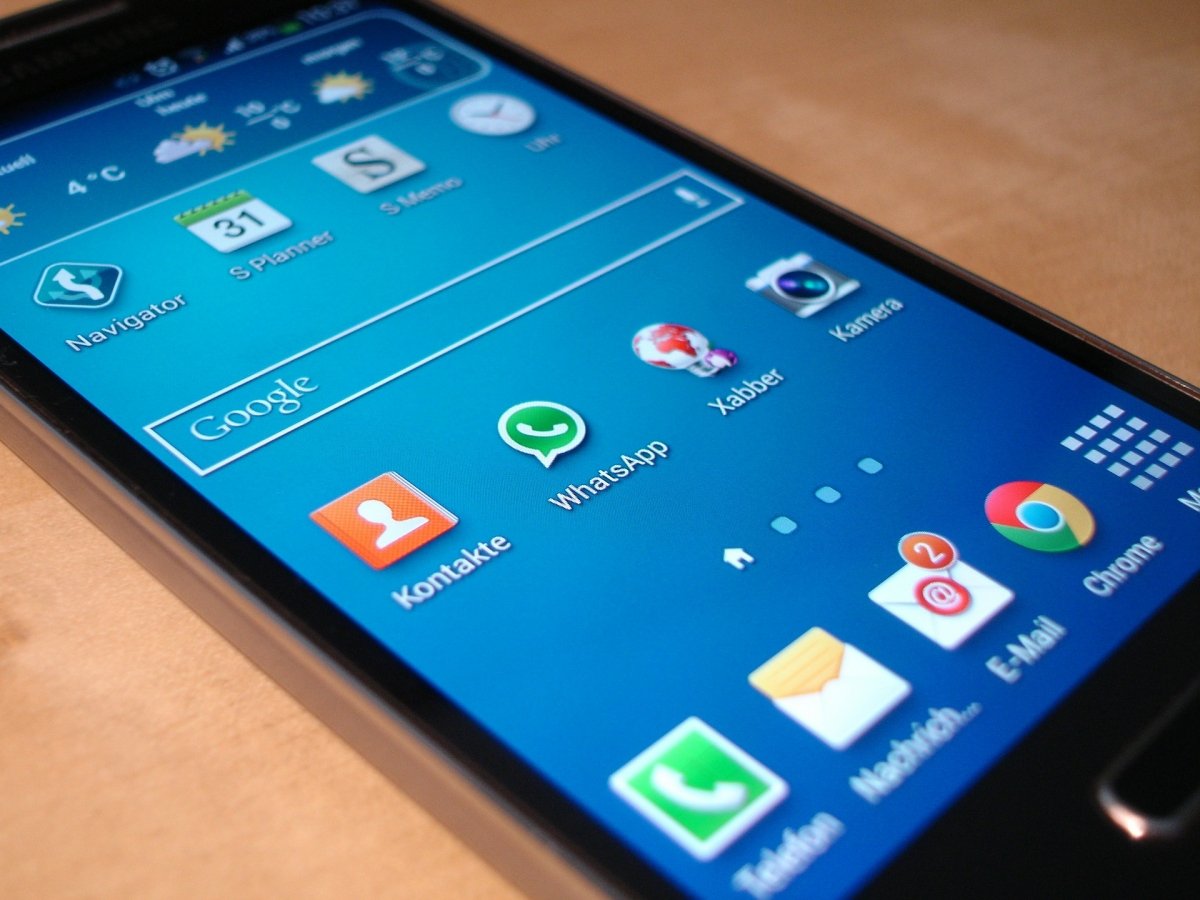 WhatsApp en un terminal Android