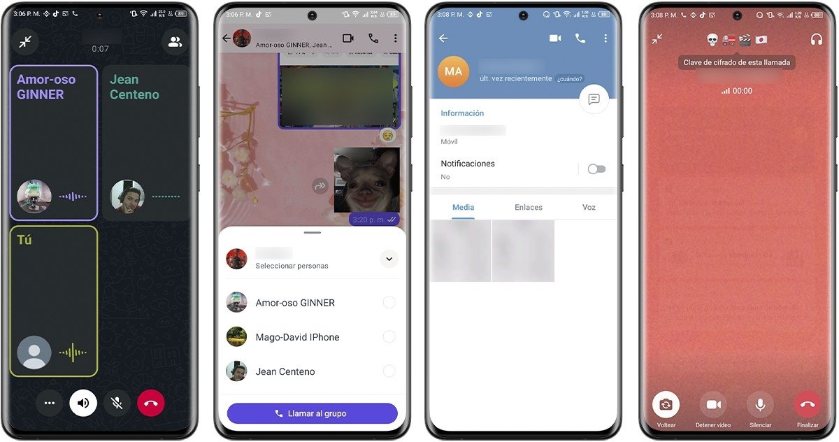 WhatsApp o Telegram - Llamadas y videollamadas