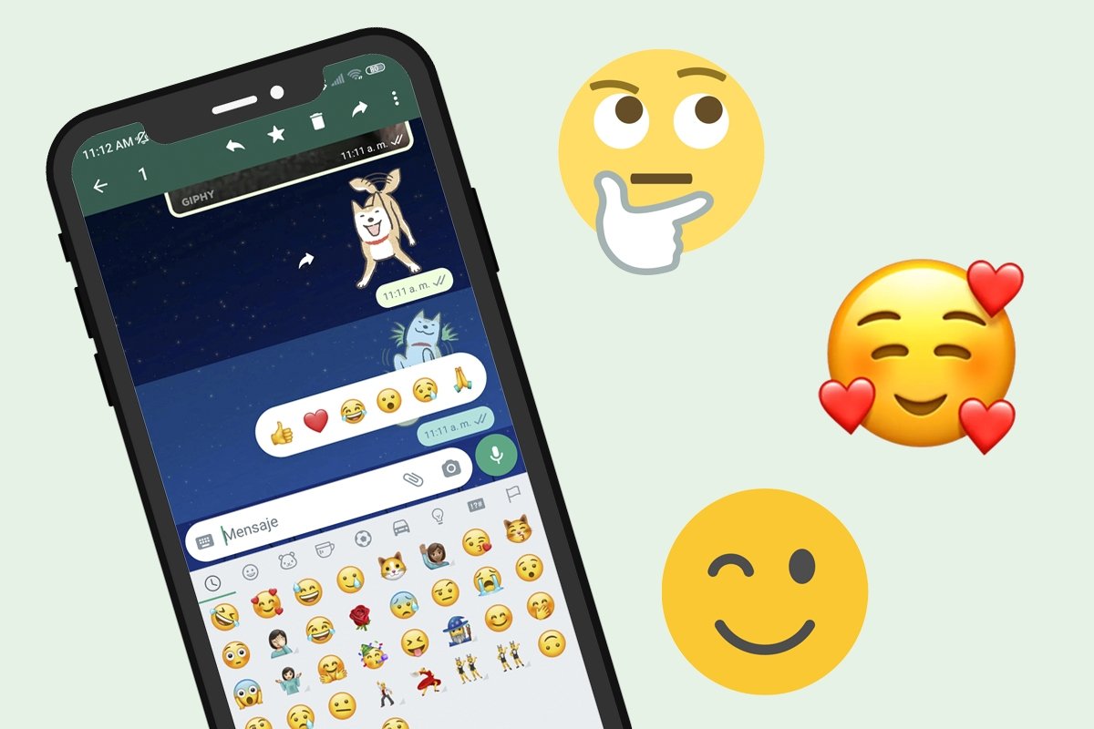 WhatsApp ya permite reaccionar a los mensajes con cualquier emoji