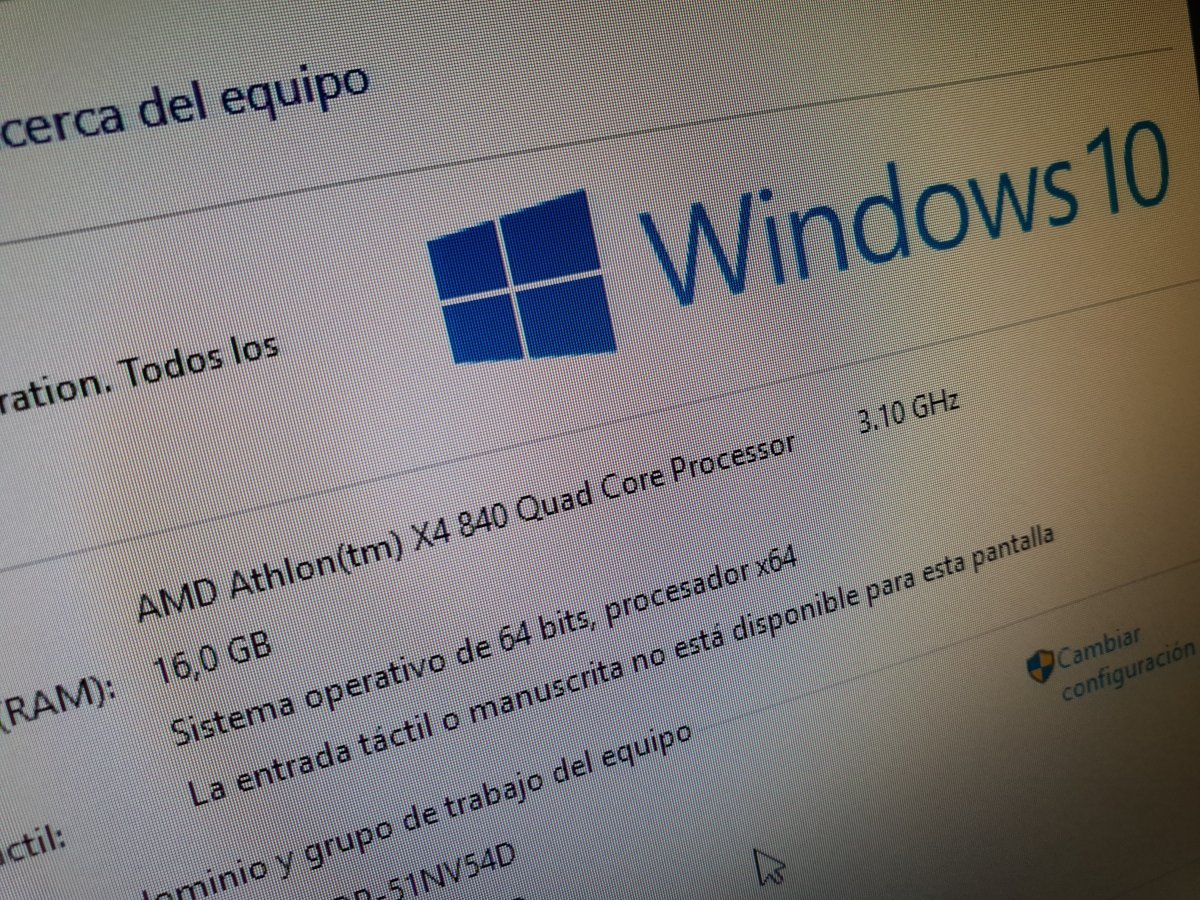Windows 10 de 64 bits