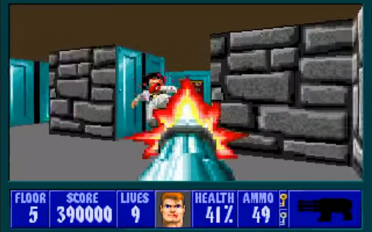 Wolfenstein 3D, Payroll en su versión "Un día de furia"
