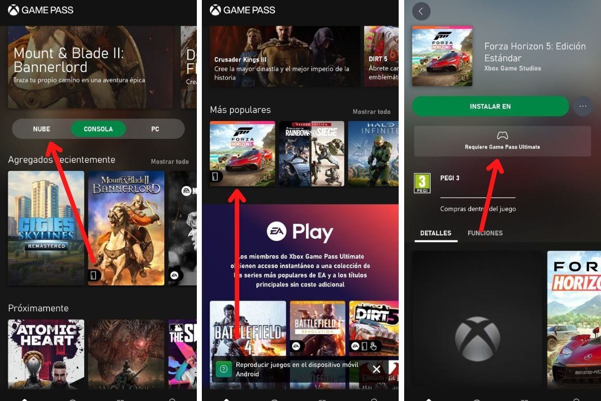 Xbox Game Pass y su colección de títulos de PC y consola disponibles en Android