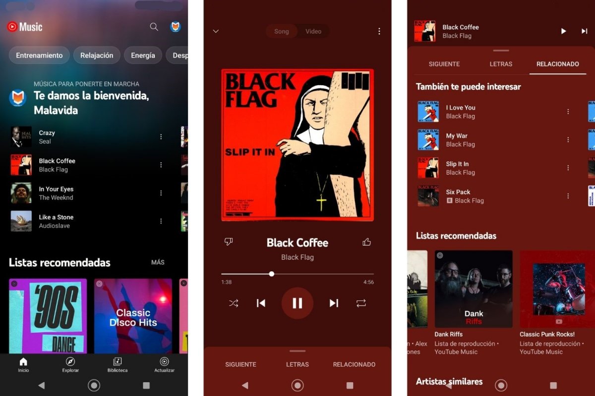 YouTube Music sustituyó a Google Play Music